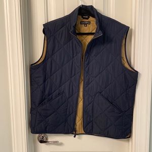 Navy puffer vest